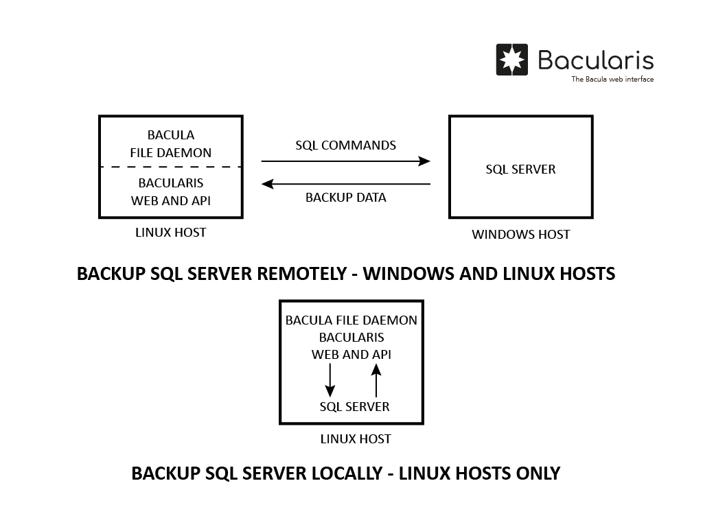 General backup schema - Microsoft SQL Server backup