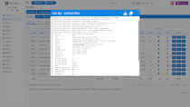 Job log window - light theme