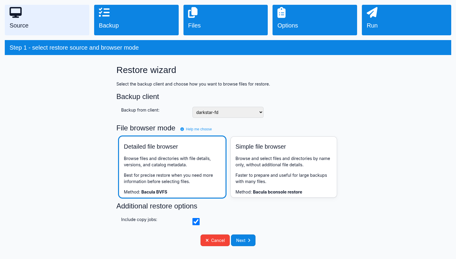 bacularis_simple_restore_restore_wizard_step1